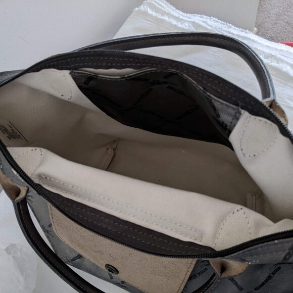 Longchamp Les Pliages Small Metallic Gray for Rehab - Picture 8 of 8
